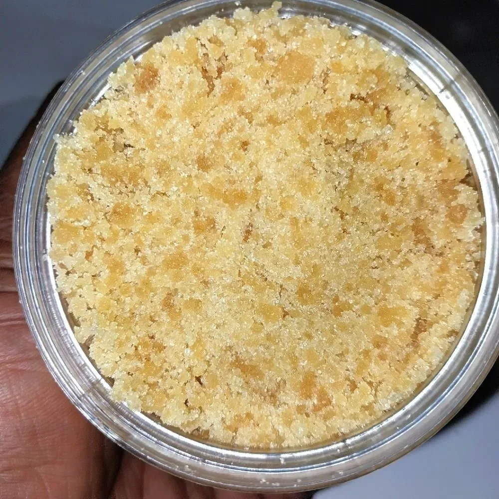 Hand crafted natural Brown sugar emulsified sugar scrub 6oz